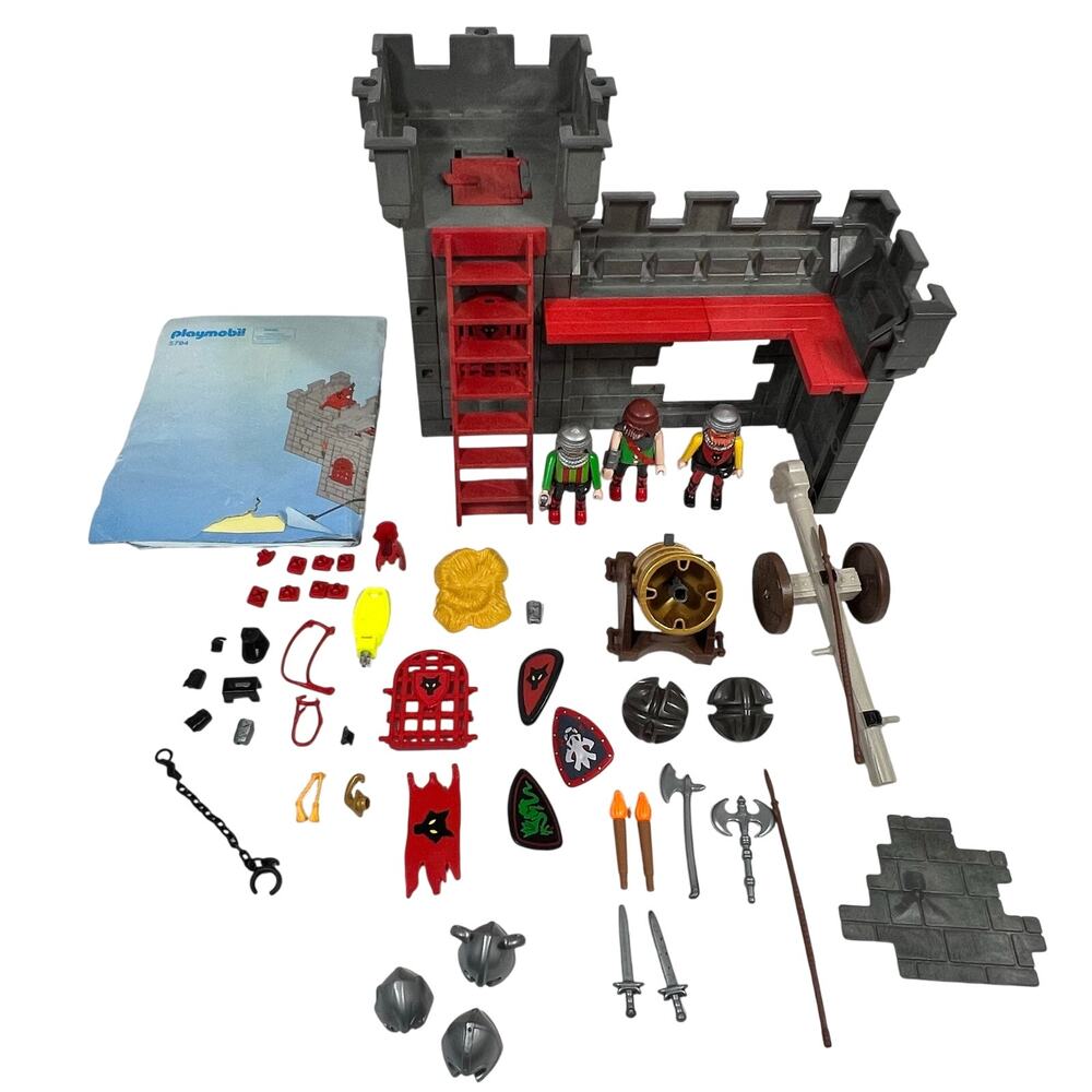Playmobil 5794 Knights Dungeon Castle Medieval Fortress Figures Manual Complete